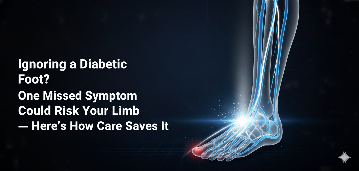 Ignoring a Diabetic Foot? One Missed Symptom Could Risk Your Limb — Here’s How Vascular Care Saves It