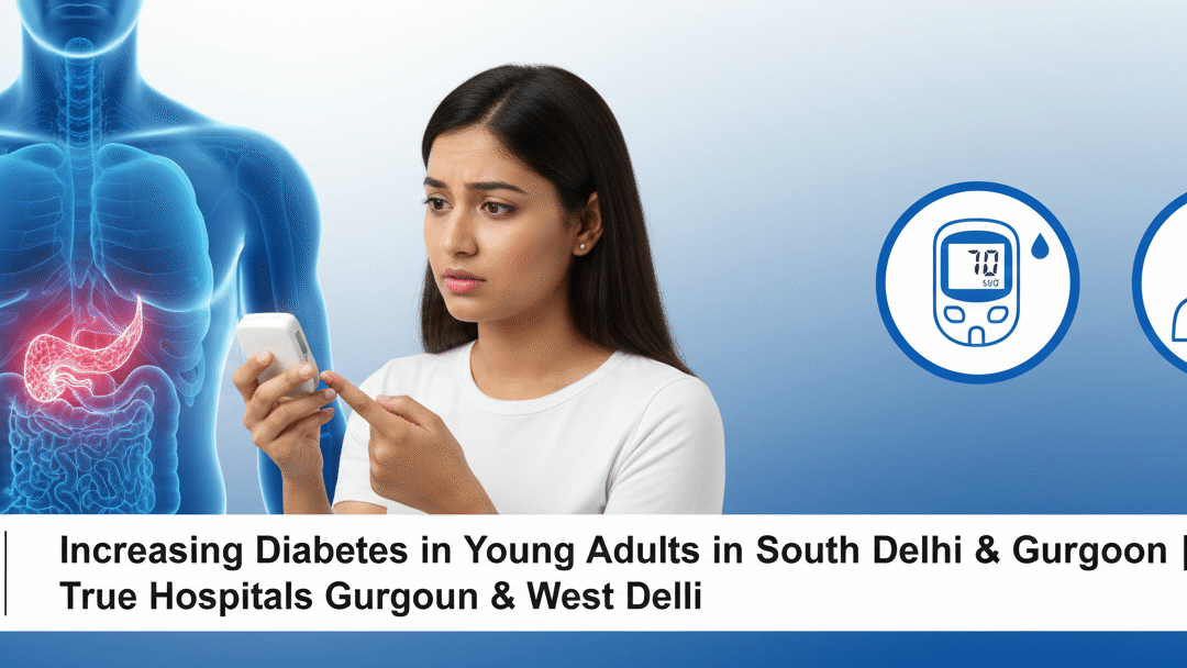 Increasing Diabetes in Young Adults in South Delhi & Gurgaon | True Hospitals