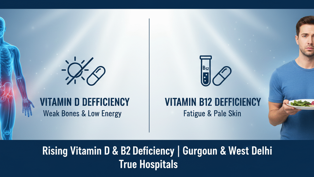 Rising Cases of Vitamin D & Vitamin B12 Deficiency in Gurgaon & West Delhi