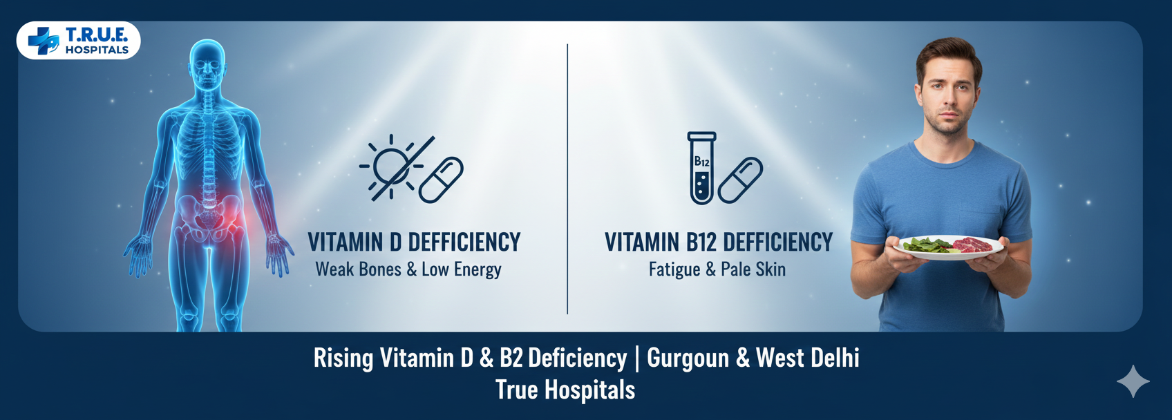 Rising Cases of Vitamin D & Vitamin B12 Deficiency in Gurgaon & West Delhi